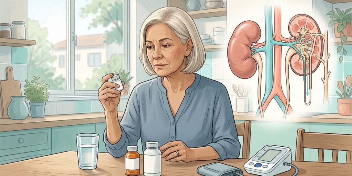 Combinar anti-inflamatório com certos remédios de pressão pode afetar o rim