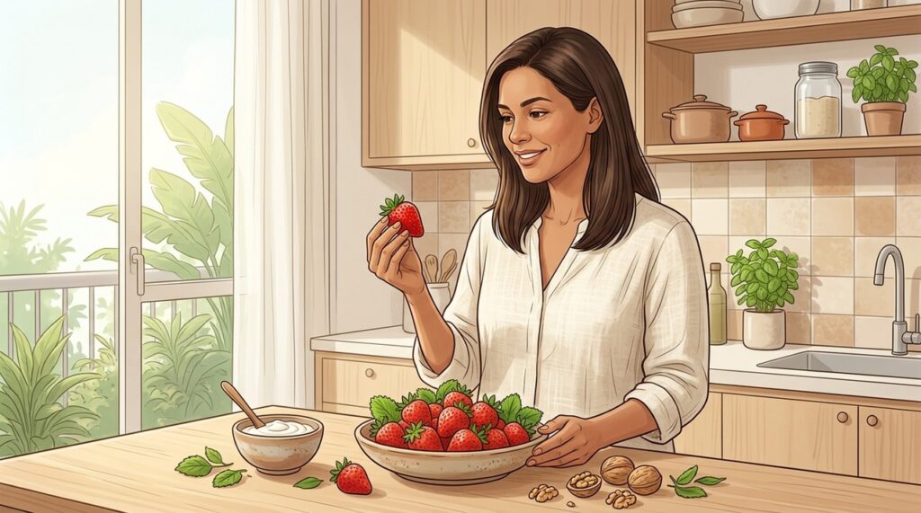 Antocianinas, vitamina C e fibras fazem do morango uma fruta estratégica na alimentação.
