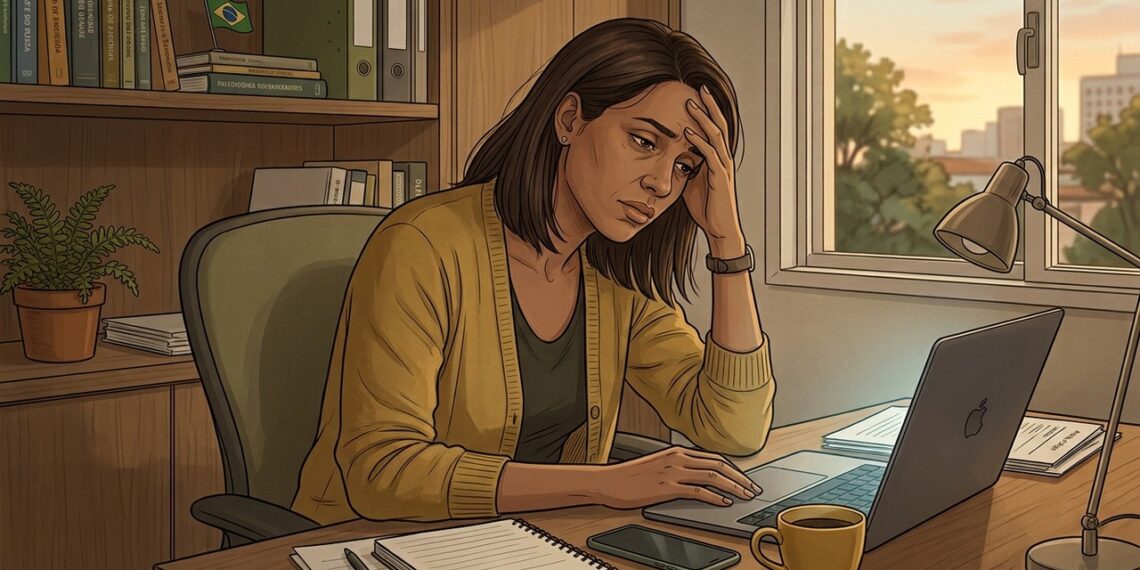 Trabalhar exausto virou rotina? Conheça os sinais que separam o cansaço comum do burnout