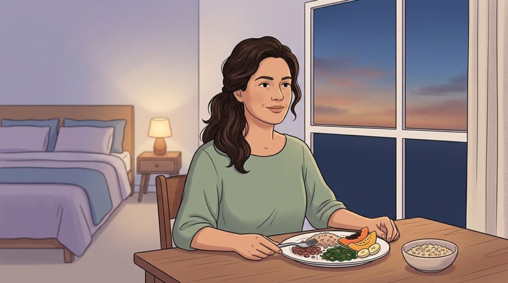 Fibras, vegetais, horários das refeições e sono aparecem conectados no estudo.