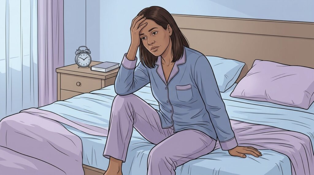 Acordar exausto após uma noite inteira pode indicar sono fragmentado e pouco reparador.
