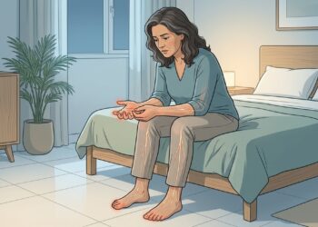 Formigamento constante nas mãos e nos pés sem posição errada não é só circulação: pode indicar neuropatia por diabetes ou deficiência de B12 e pede investigação