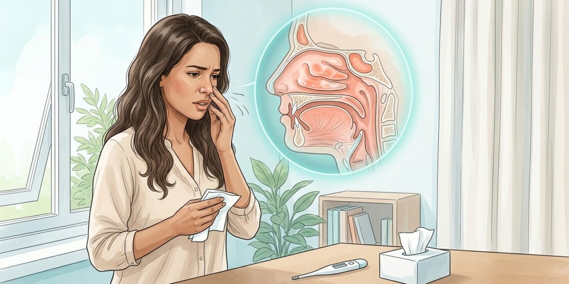 Como diferenciar os primeiros sintomas de uma alergia respiratória e de um resfriado comum