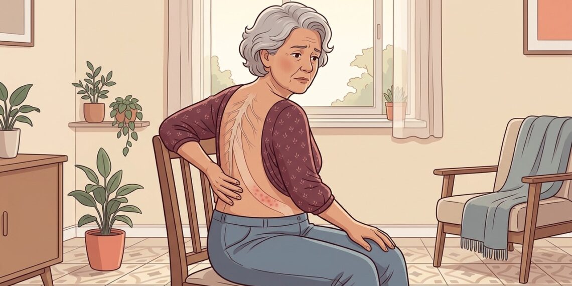 Ardor e formigamento de um lado do corpo podem aparecer antes das bolhas do herpes-zóster