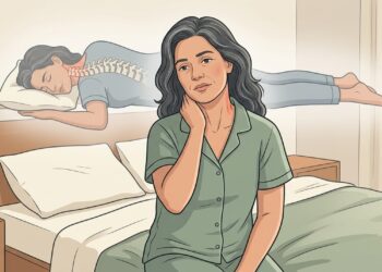 Dormir de bruços faz mal para a coluna cervical?