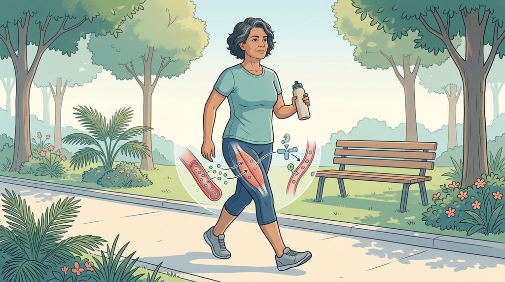 Caminhada e treino de força atuam de forma complementar no pré-diabetes.
