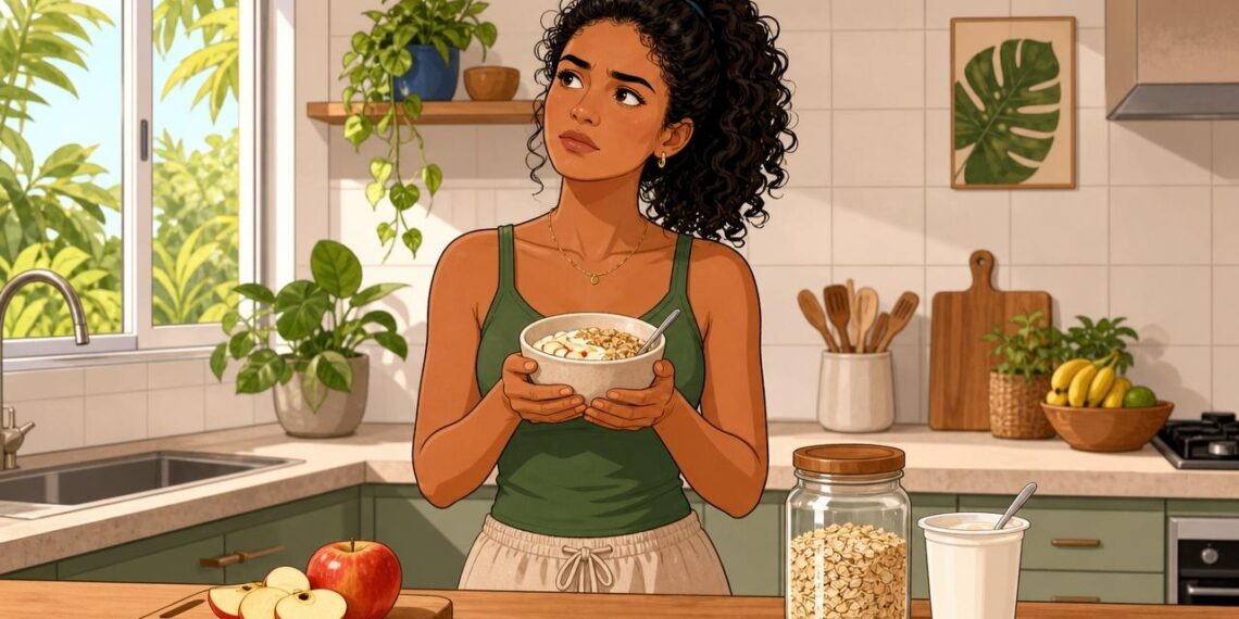 A fome que volta logo depois de comer não se deve apenas ao tamanho da porção, mas sim ao pico e à queda rápida da glicose no sangue