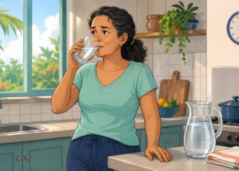 A sede excessiva que não passa mesmo bebendo água nem sempre é calor: pode ser um sinal precoce de glicose alta no sangue
