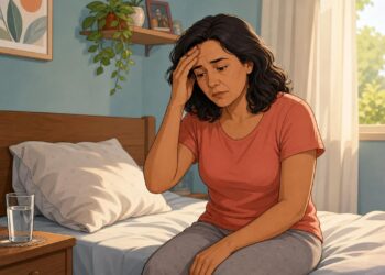 Apneia do sono em mulheres pode surgir como fadiga, insônia e cefaleia matinal.