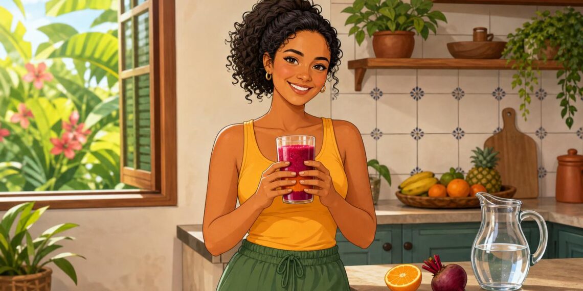Beterraba com laranja pode complementar energia, hidratação e antioxidantes na rotina.