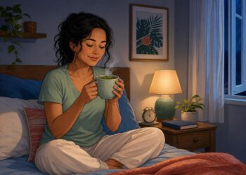 Camomila e erva-cidreira podem reforçar um ritual noturno de relaxamento.