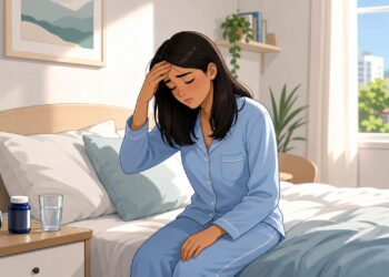 Excesso de melatonina pode causar sonolência matinal, dor de cabeça e desconforto.