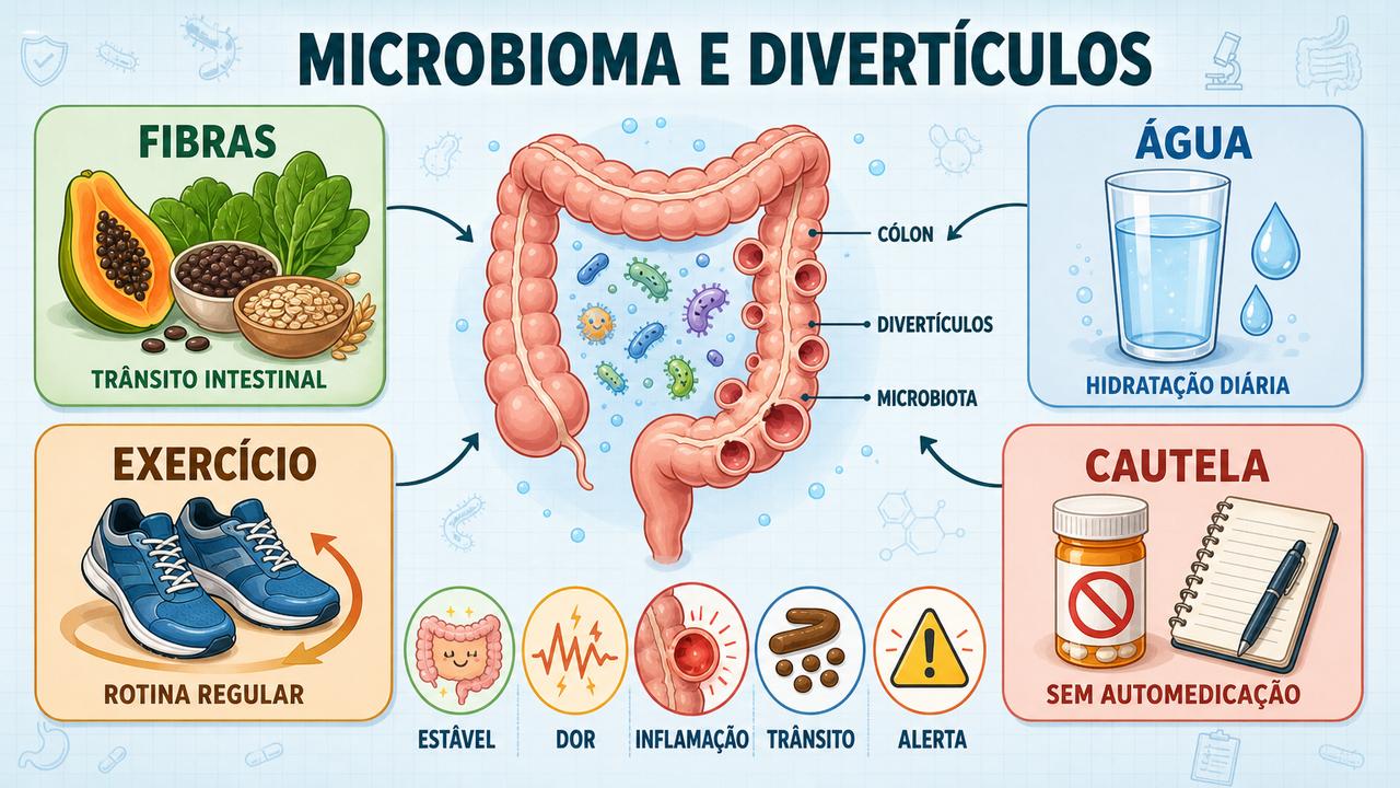 Fibras, água, exercício e cautela ajudam no equilíbrio intestinal.