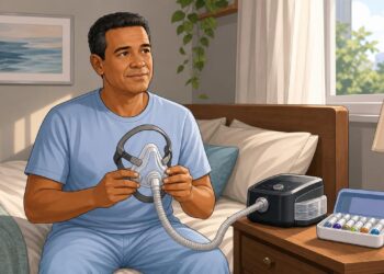 Tirzepatida pode ajudar em apneia obstrutiva com obesidade, sem substituir o CPAP.