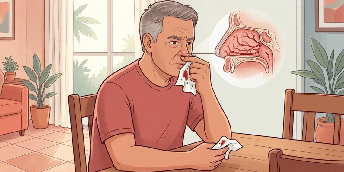 Sangramento nasal que sempre volta nem sempre é apenas tempo seco