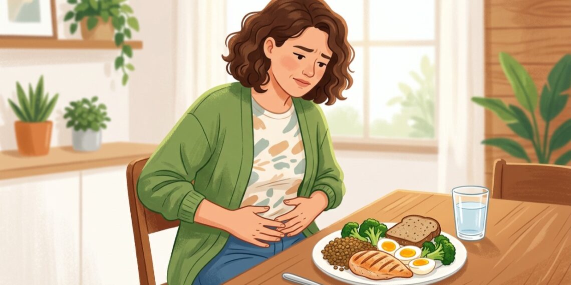 A redução de fibras e líquidos ao aumentar a proteína pode favorecer a prisão de ventre.