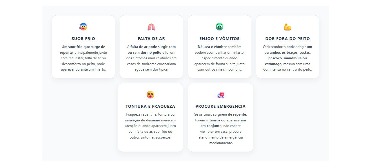 Infarto sem dor forte: sinais que não devem ser ignorados