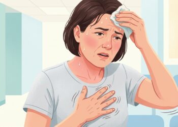 Coração acelerado, tremor e calor excessivo podem aparecer juntos em casos de hipertireoidismo.