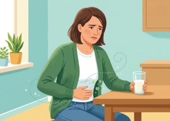 A tolerância à lactose pode diminuir na vida adulta e provocar gases, cólicas e diarreia.