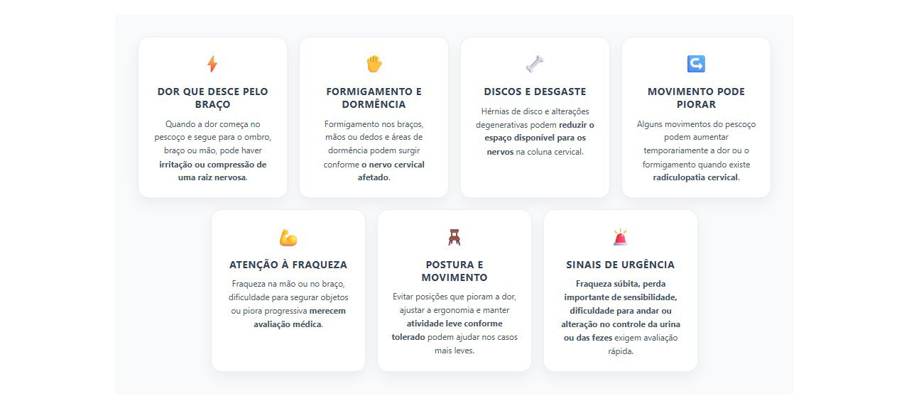 Dor no pescoço com formigamento no braço: sinais de nervo comprimido