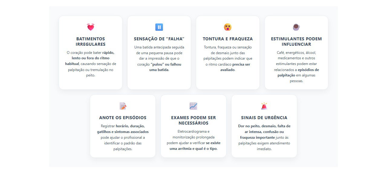 Pulso irregular e coração “falhando” batidas: sinais que merecem investigação