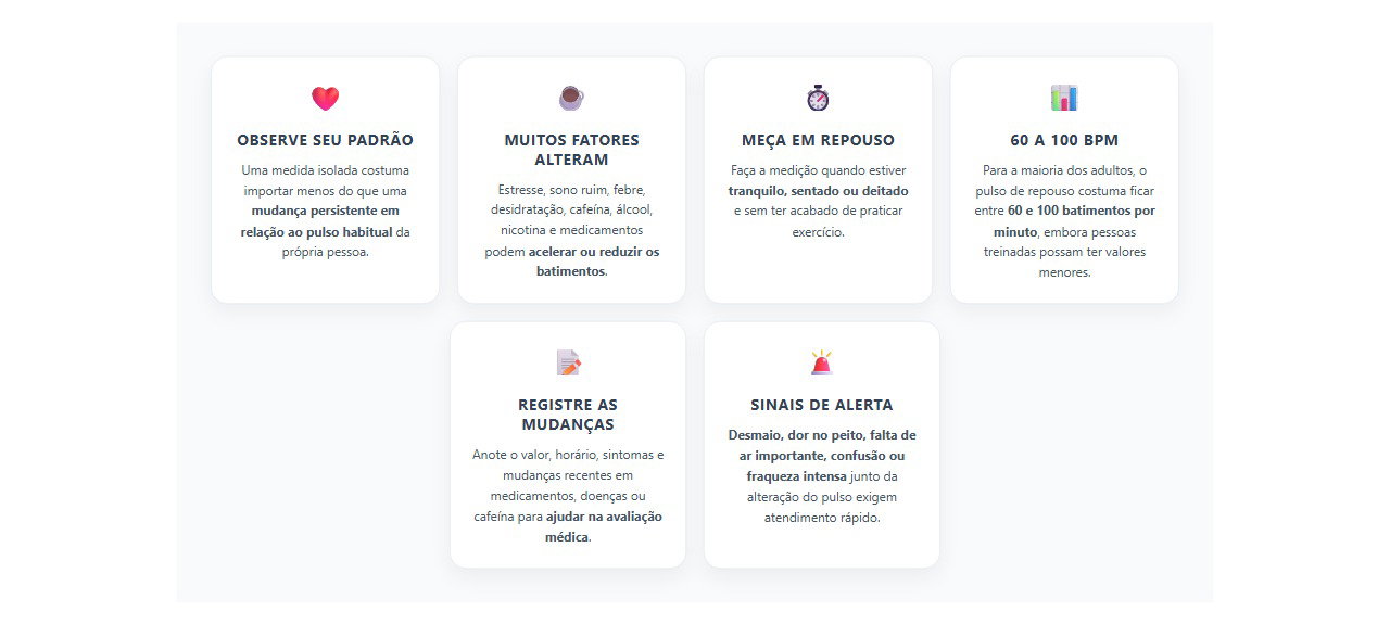 Pulso em repouso mudou? 6 pontos importantes para observar