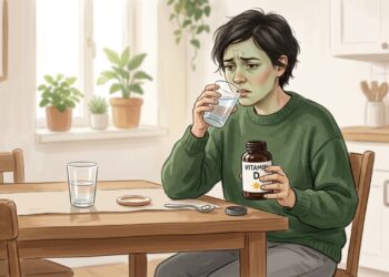 Sede excessiva e náusea após aumentar a vitamina D podem justificar avaliação do uso do suplemento.
