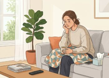 O cansaço pode continuar por dias ou semanas depois que os sintomas mais fortes da gripe passam.