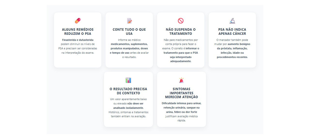 Remédios e PSA: o que pode alterar o exame da próstata