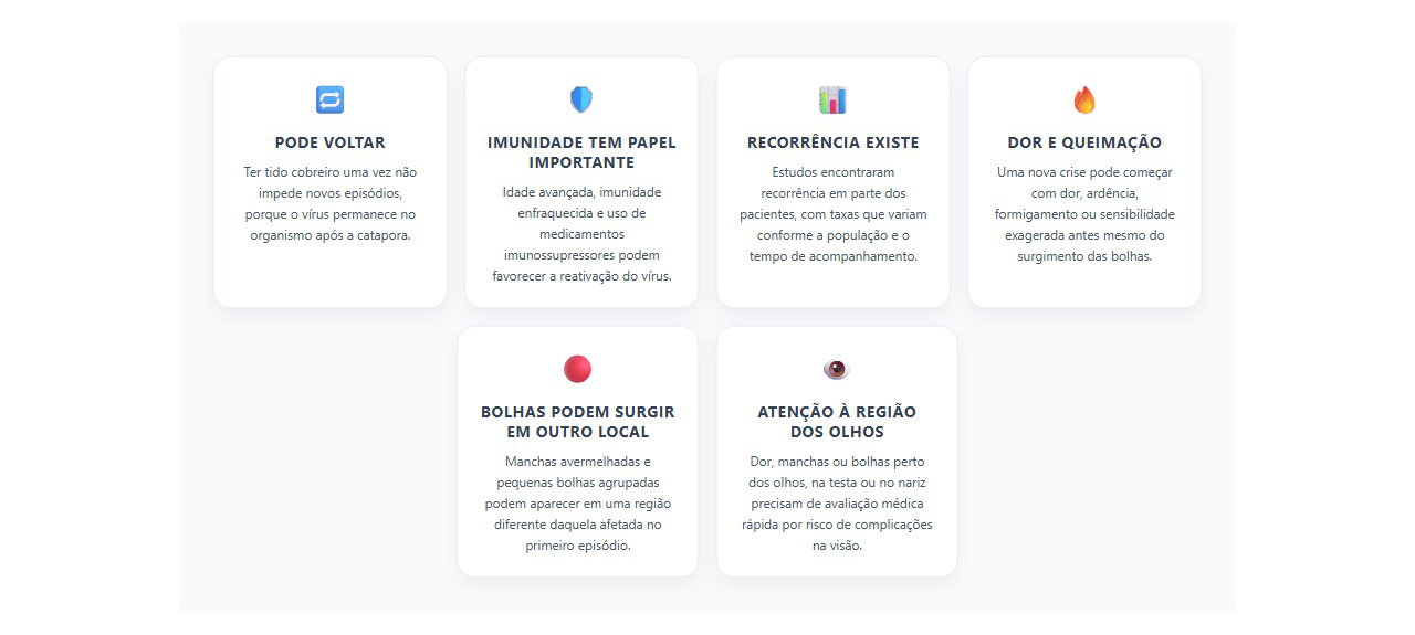Quem já teve cobreiro pode ter de novo: veja os sinais
