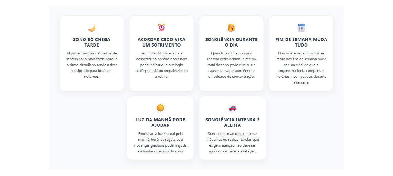 Sinais de que seu relógio do sono pode estar atrasado