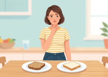Pão integral e pão branco diferem principalmente na quantidade de fibras e no grau de processamento do grão.