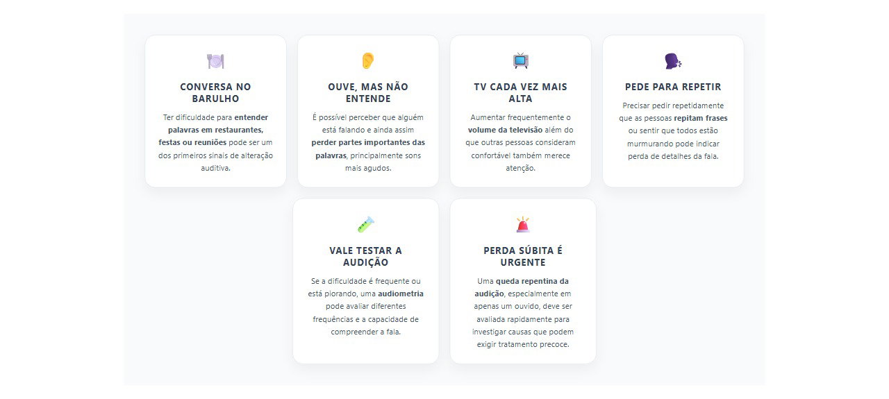 Dificuldade para entender conversas no barulho: 6 sinais de perda auditiva