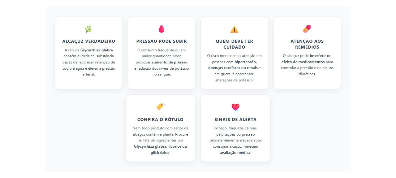 Como o alcaçuz pode afetar a pressão e o coração