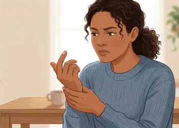 O descolamento da unha pode ocorrer por trauma, micose, psoríase ou agressões repetidas durante a manicure.
