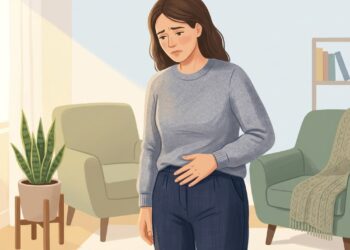 Sensação de peso ou de uma bola na vagina pode estar relacionada à perda de sustentação do assoalho pélvico.