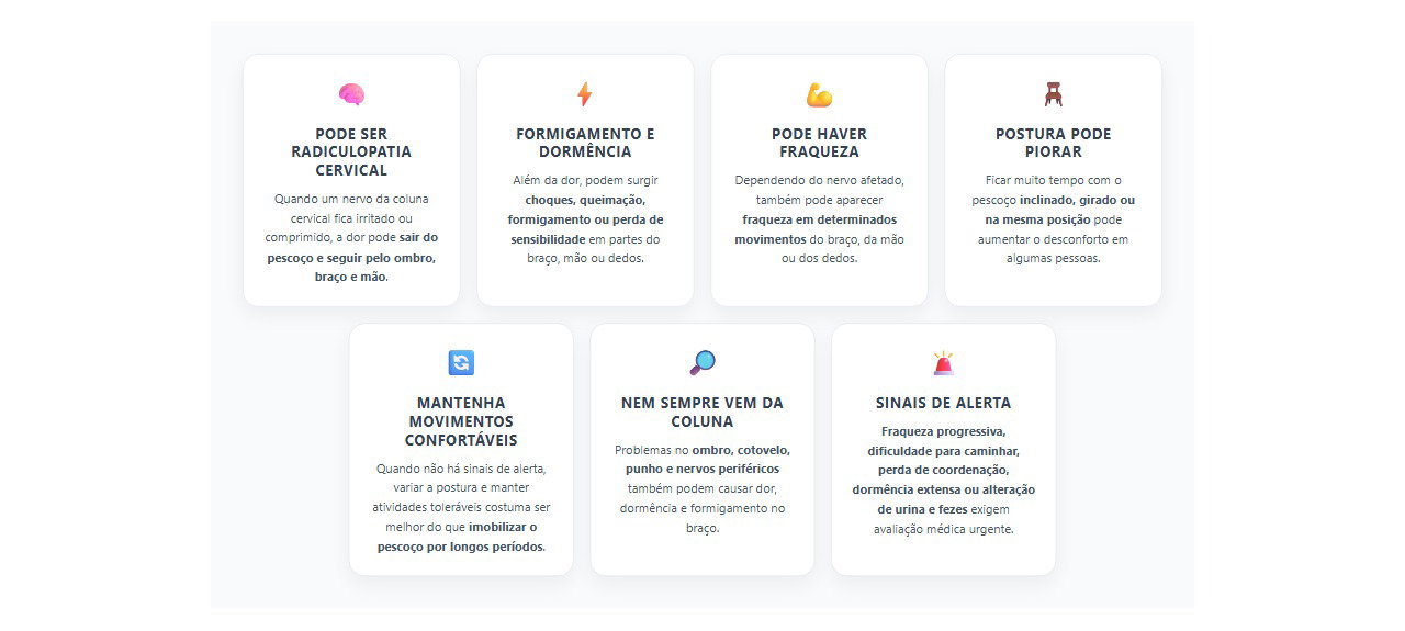 Dor no pescoço que desce pelo braço? Pode ser irritação de um nervo