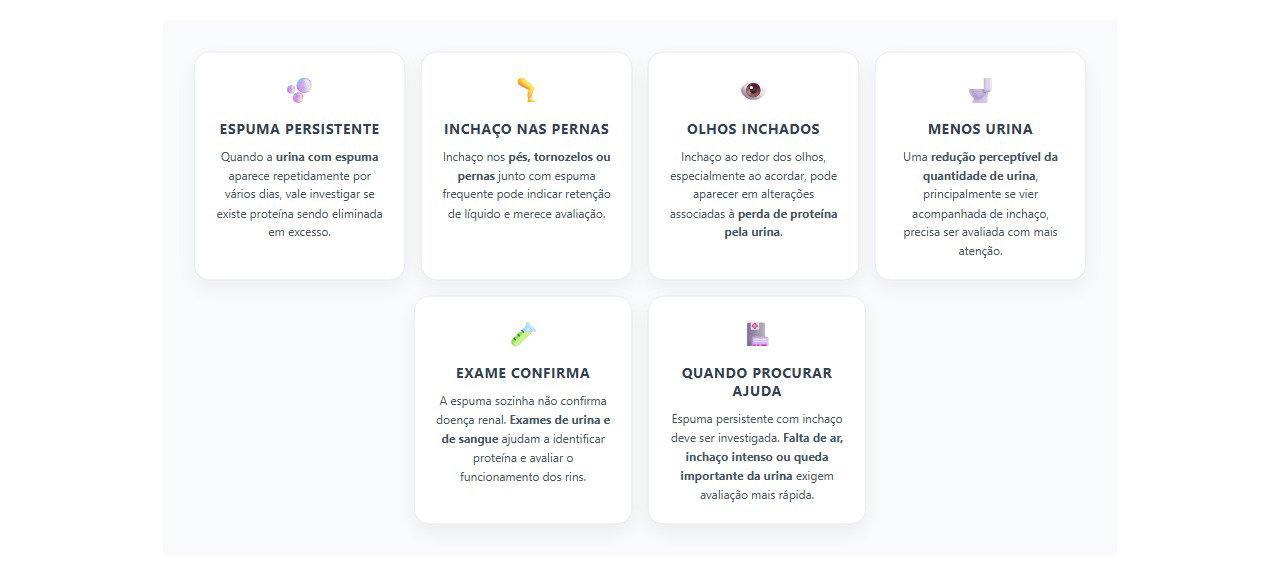 Sinais na urina com espuma que merecem atenção aos rins