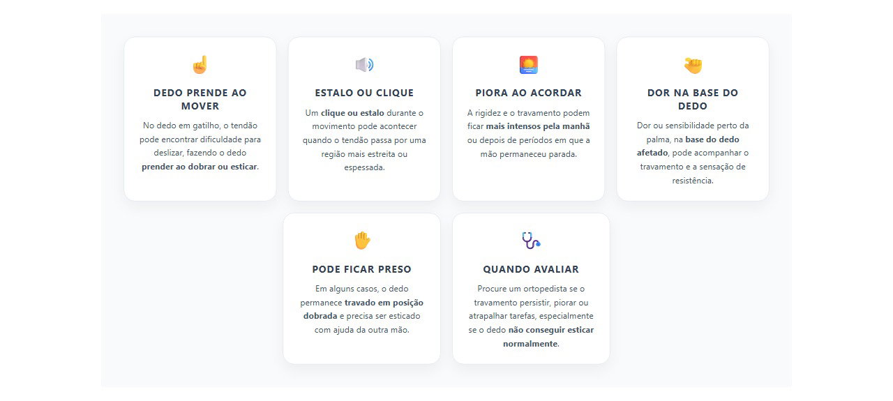 Dedo travando ao acordar: sinais típicos do dedo em gatilho