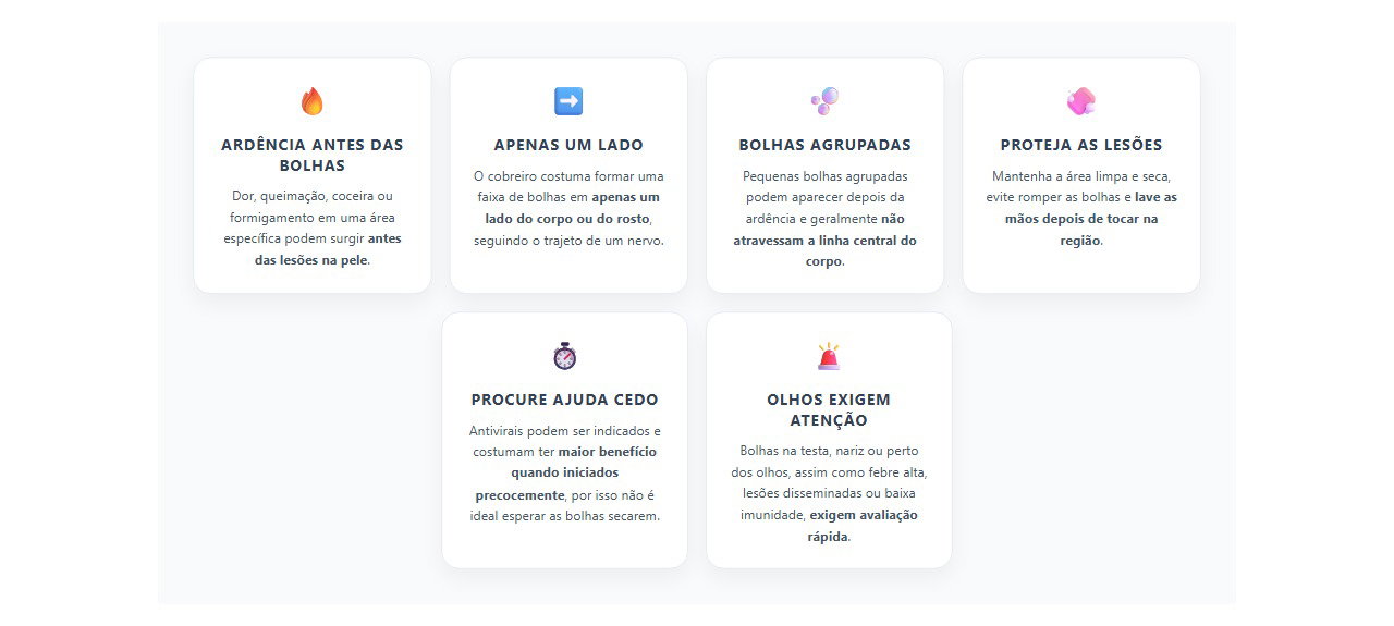 Ardência e bolhas de um lado só: sinais que podem indicar cobreiro