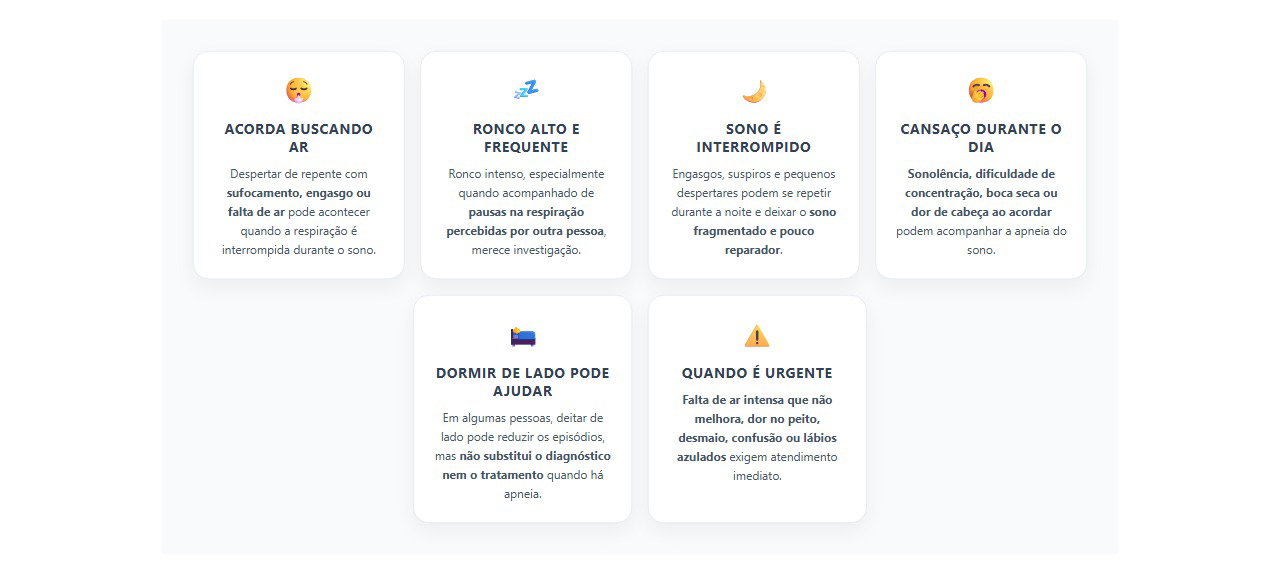 Acordar sufocado à noite: sinais de que pode haver apneia do sono