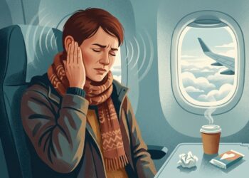 Ouvido tampado após gripe ou viagem de avião pode acontecer quando a pressão demora a se equilibrar.