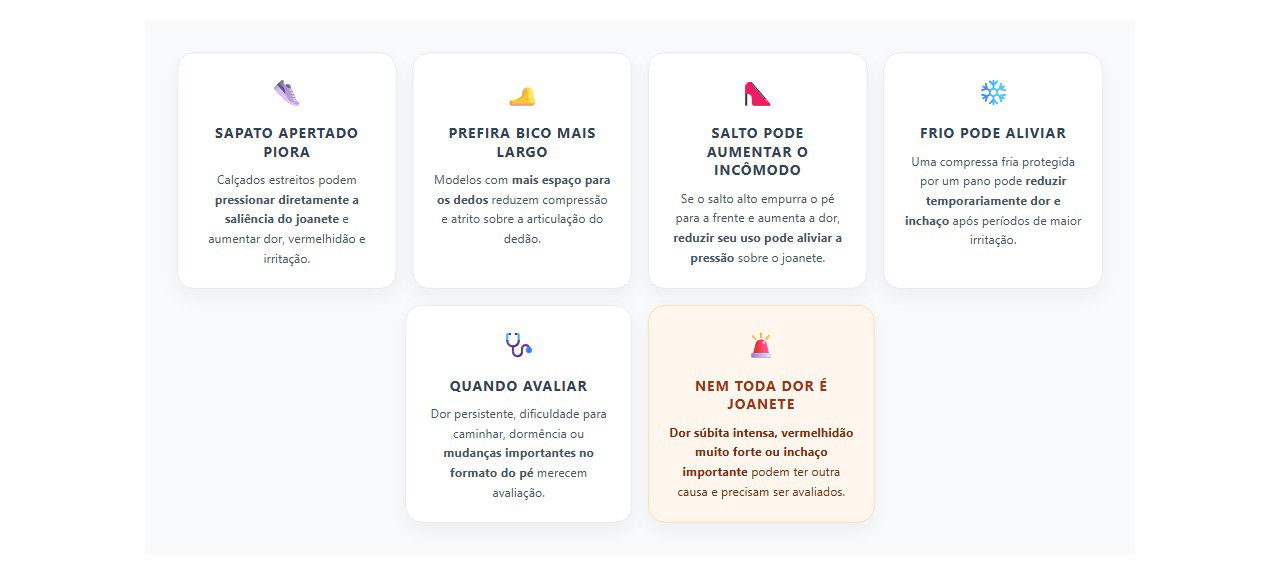 Joanete dolorido: como o calçado pode piorar os sintomas