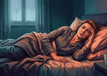 Calorões noturnos podem interromper o sono várias vezes durante a menopausa.
