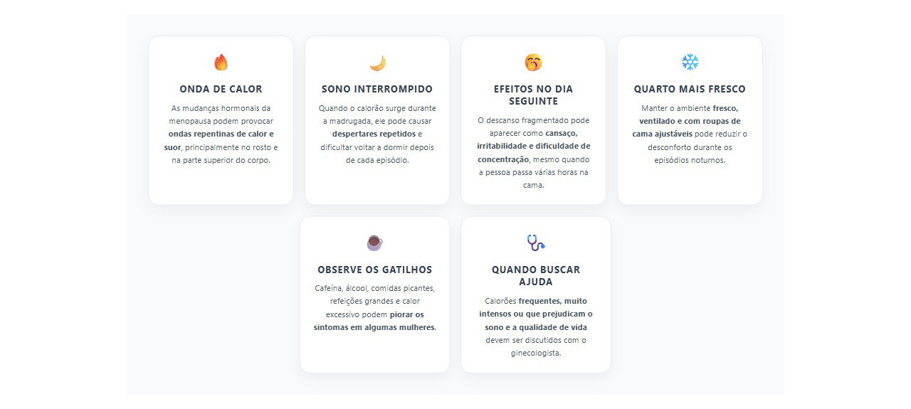Calorão noturno na menopausa: o que pode estar fragmentando seu sono