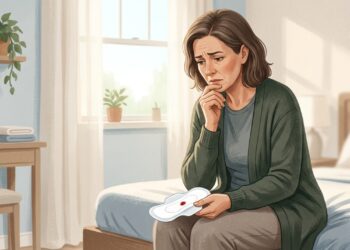 Sangramento depois da menopausa deve ser avaliado mesmo quando é pequeno e não causa dor.