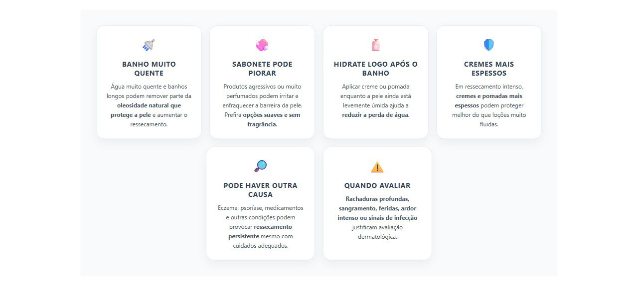 Pele muito seca mesmo com hidratante: hábitos que podem estar piorando o ressecamento