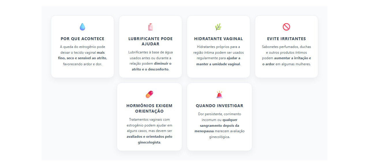 Secura vaginal após a menopausa: o que pode aliviar o desconforto