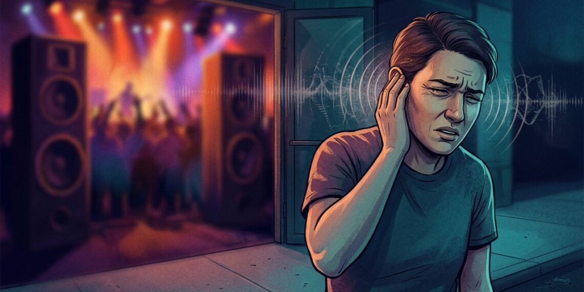 Audição abafada após exposição a som muito intenso pode indicar efeito do ruído sobre o ouvido.