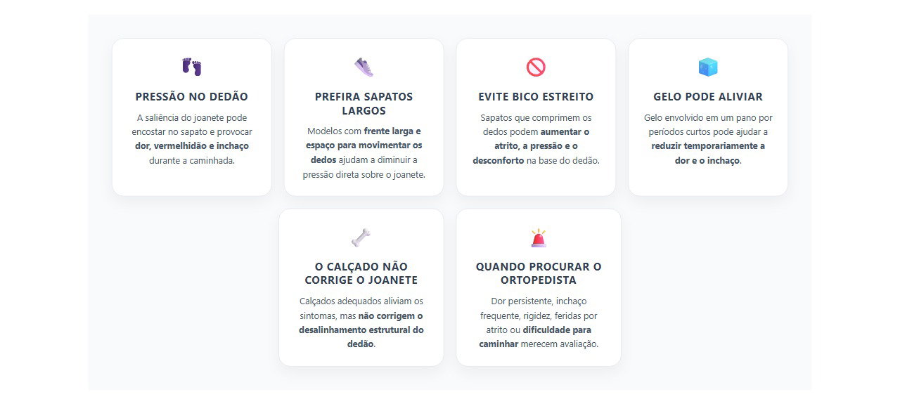 Joanete dolorido: como reduzir a pressão e o inchaço
